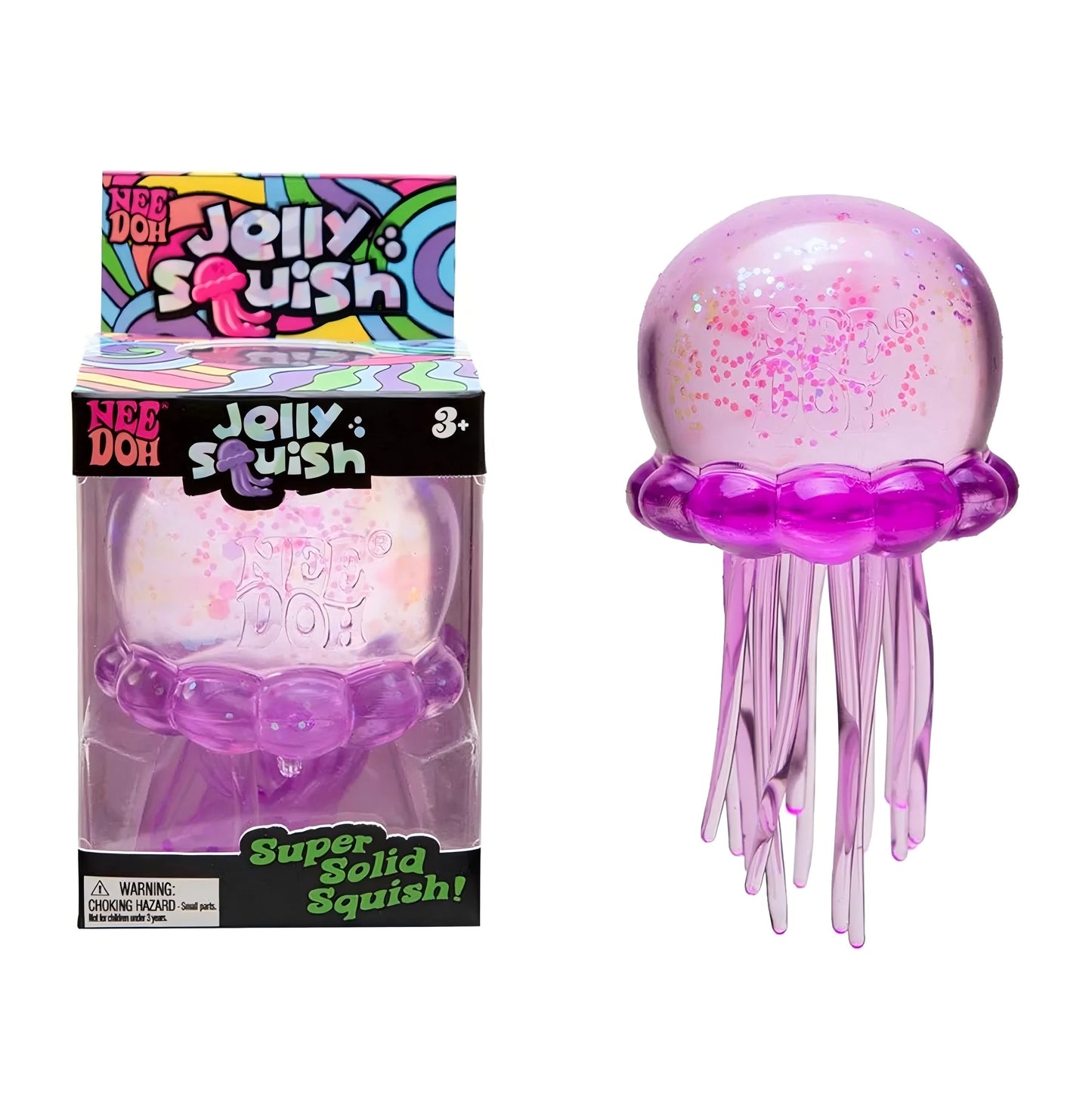 NeeDoh Jellyfish & Cube Squish Toy