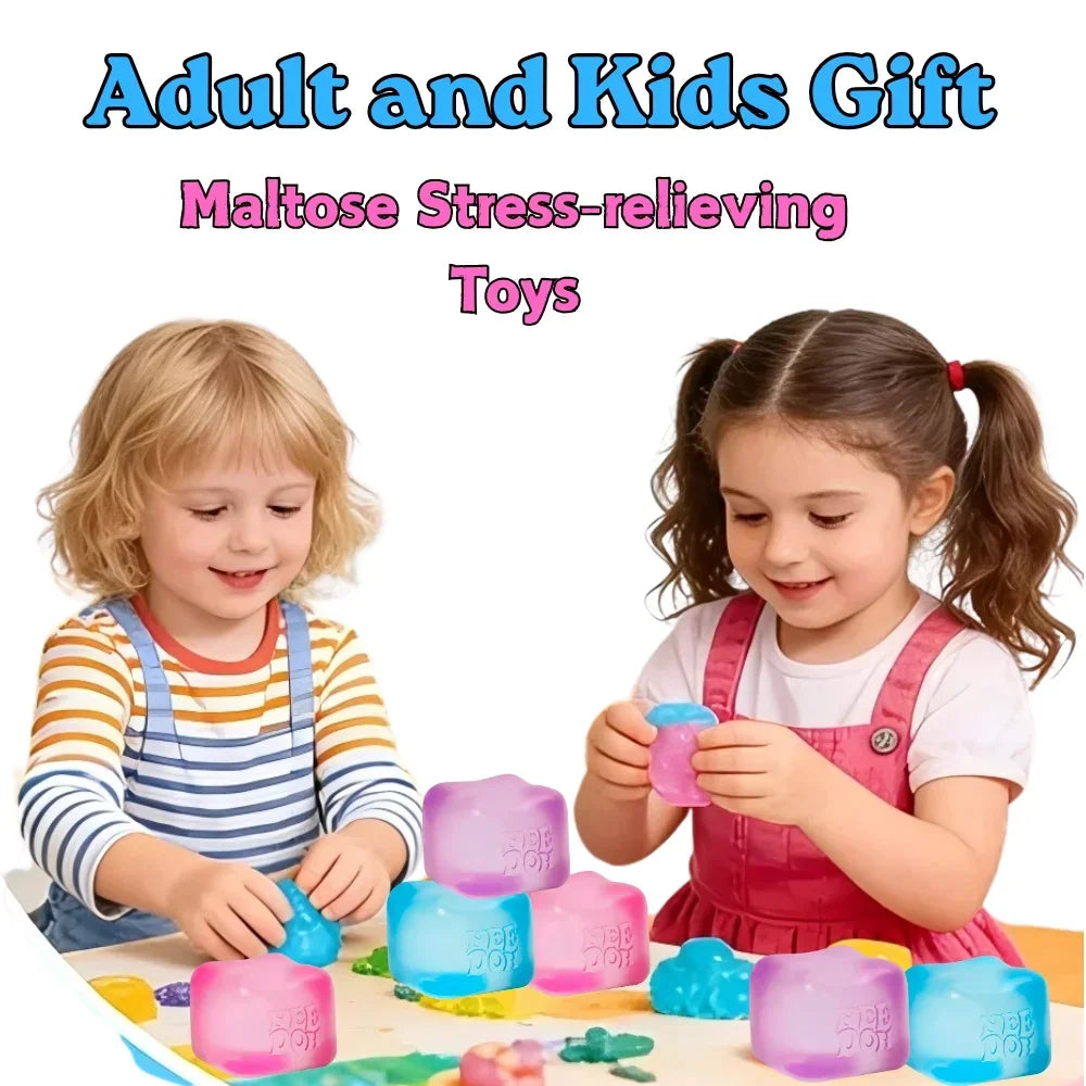 NeeDoh Jellyfish & Cube Squish Toy