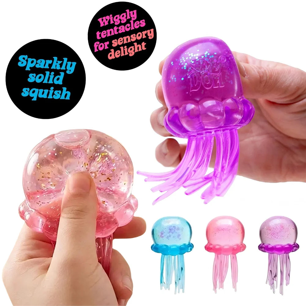 NeeDoh Jellyfish & Cube Squish Toy