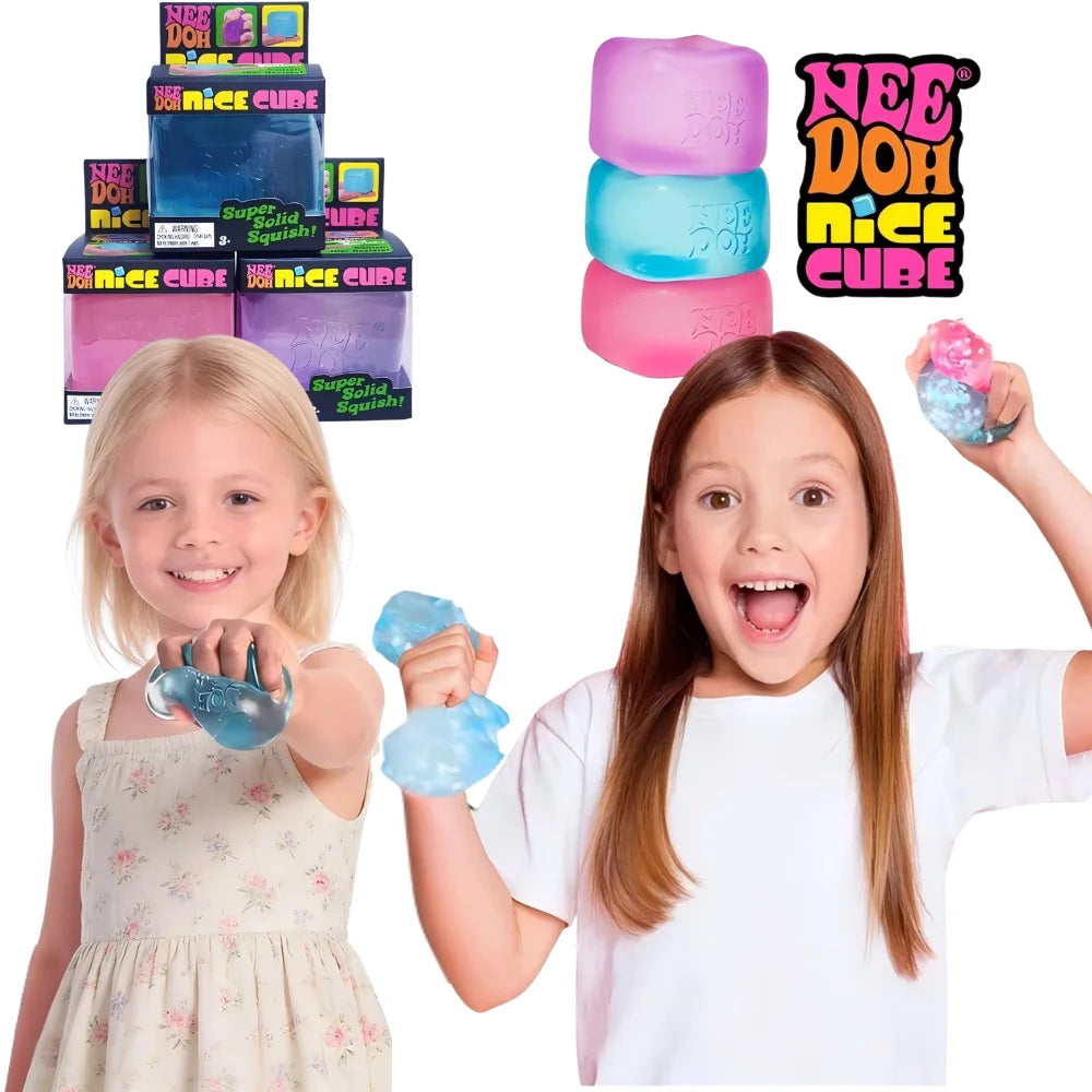 NeeDoh Jellyfish & Cube Squish Toy