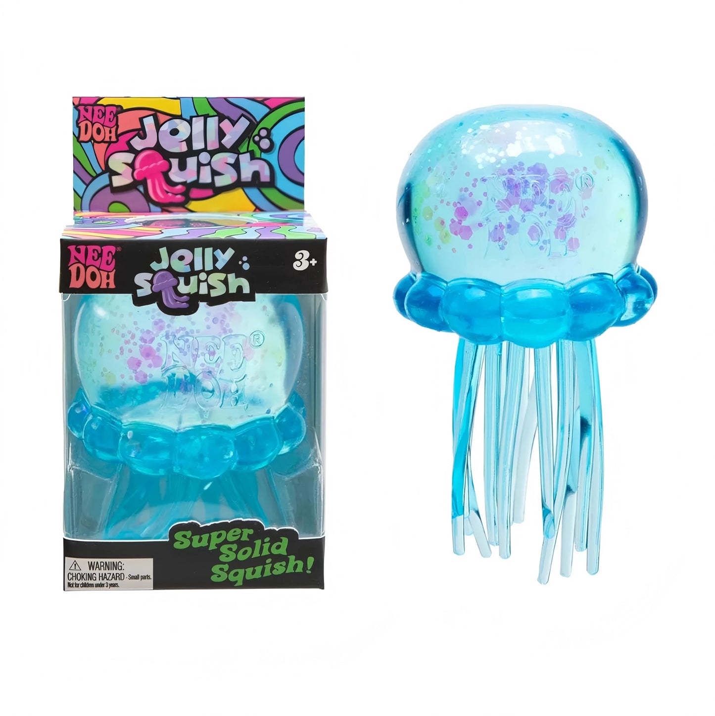 NeeDoh Jellyfish & Cube Squish Toy