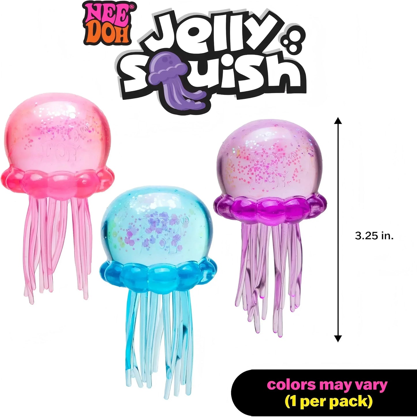 NeeDoh Jellyfish & Cube Squish Toy