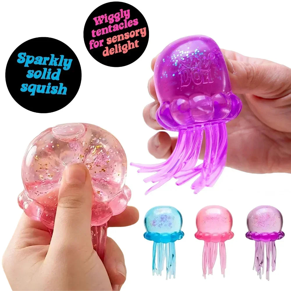 NeeDoh Jellyfish & Cube Squish Toy